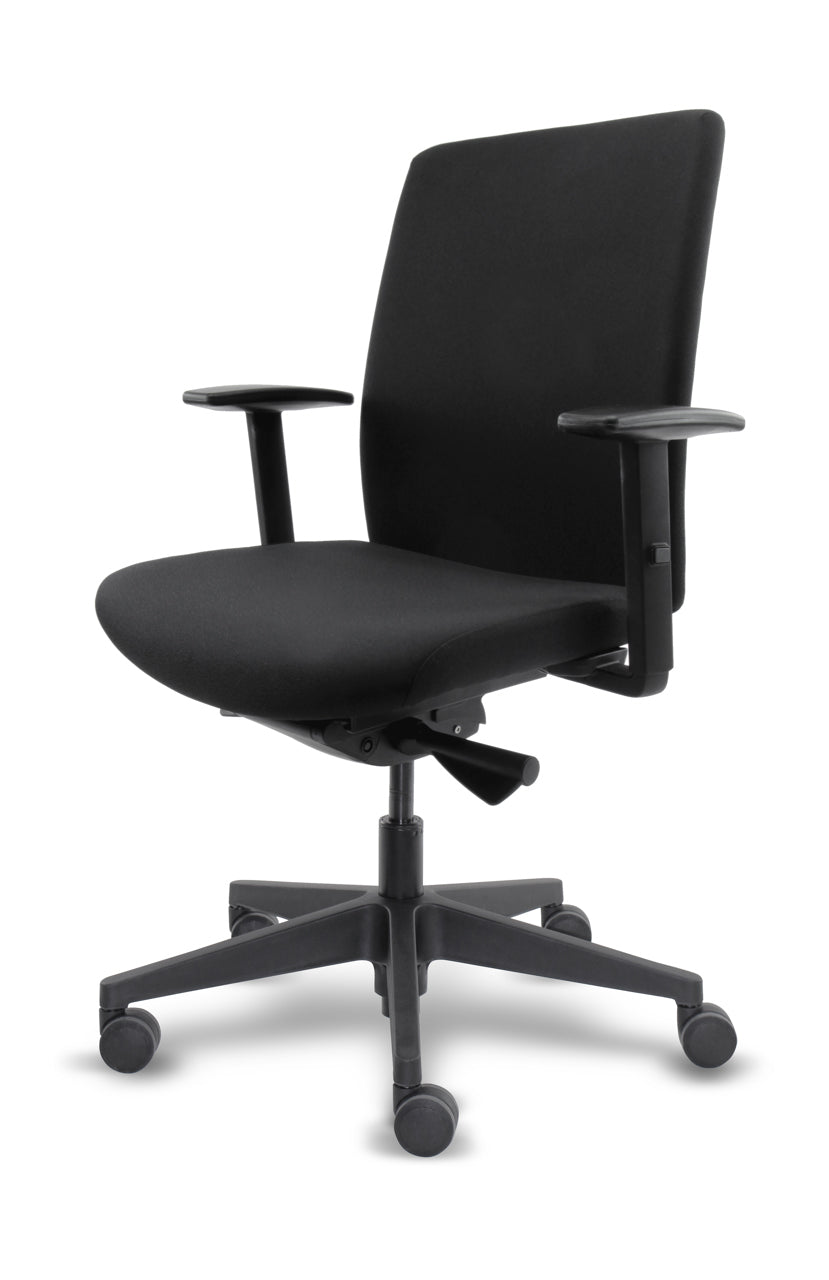 Workliving Jaarbeurs Comfort Home Zwart - Bureaustoel Ergonomisch Design (N)EN 1335