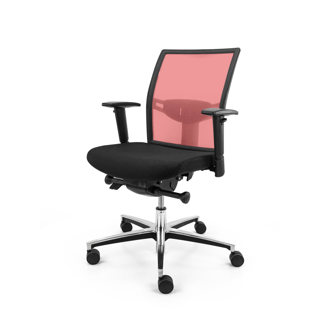 Refurbished Bureaustoel Workliving Projectas V1 Mesh Rood (N)EN 1335