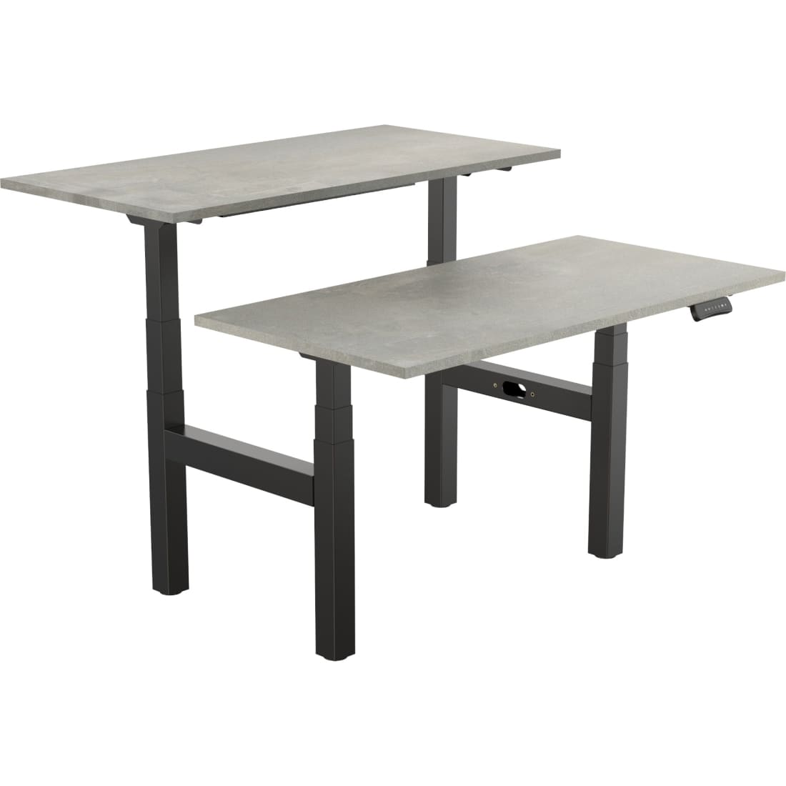 Euroseats Elektrisch Verstelbaar Zit/Sta Duo Bench Bureau -