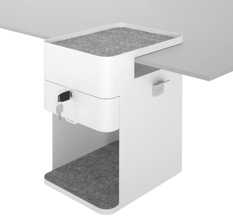 Dataflex Bento® Desktop Locker - Wit - Bureaulade - 500 - Dataflex - Bureaulades- Workliving