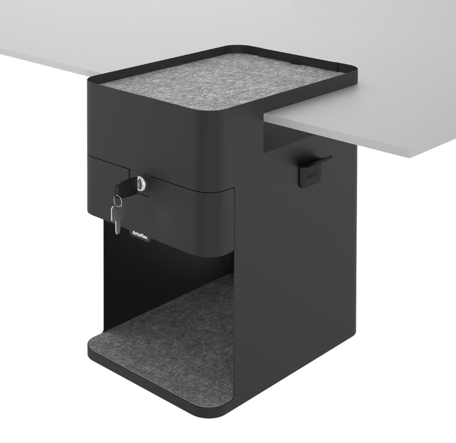 Dataflex Bento® Desktop Locker - Zwart - Bureaulade - 503 - Dataflex - Bureaulades- Workliving
