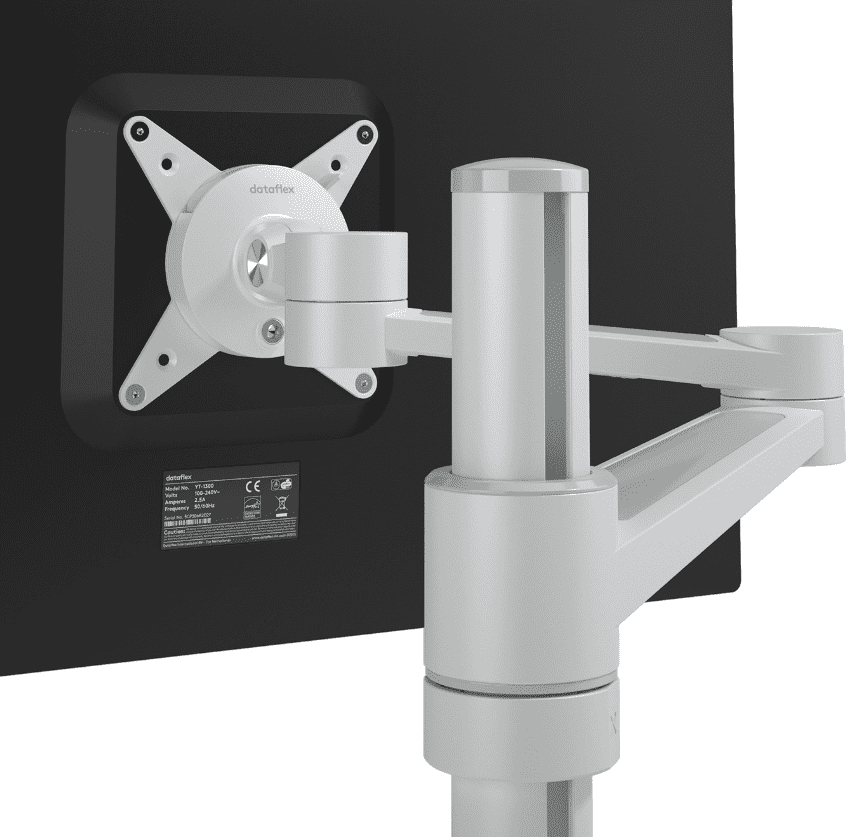 Dataflex Viewlite Monitorarm - 1 Monitor - Wit - Bureau 120 - Dataflex - Monitorarmen met 1 arm- Workliving