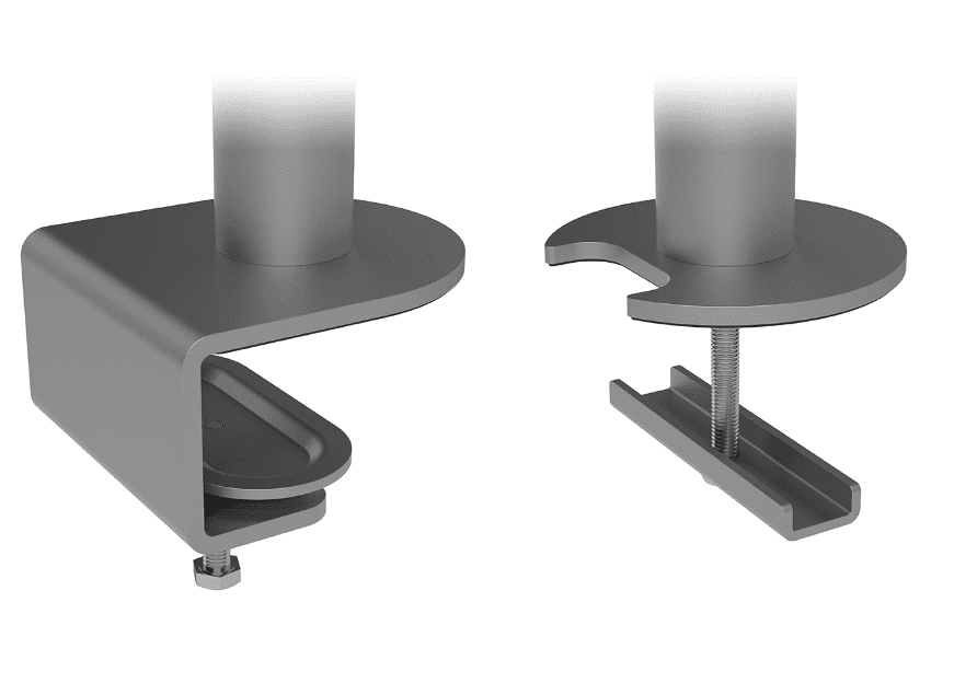 Dataflex Viewmate Monitorarm - 1 Monitor - Zilver - Bureau 632 - Dataflex - Monitorarmen met 2 armen- Workliving