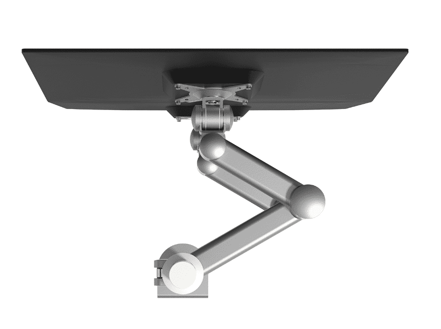 Dataflex Viewmate Monitorarm - 2 Monitoren - Zilver - Bureau 682 - Dataflex - Monitorarmen met 2 armen- Workliving