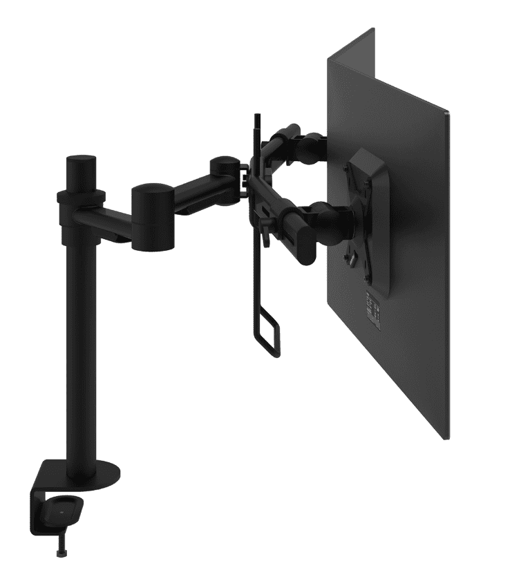 Dataflex Viewmate Monitorarm - 2 Monitoren - Zwart - Bureau 603 - Dataflex - Monitorarmen met 2 armen- Workliving