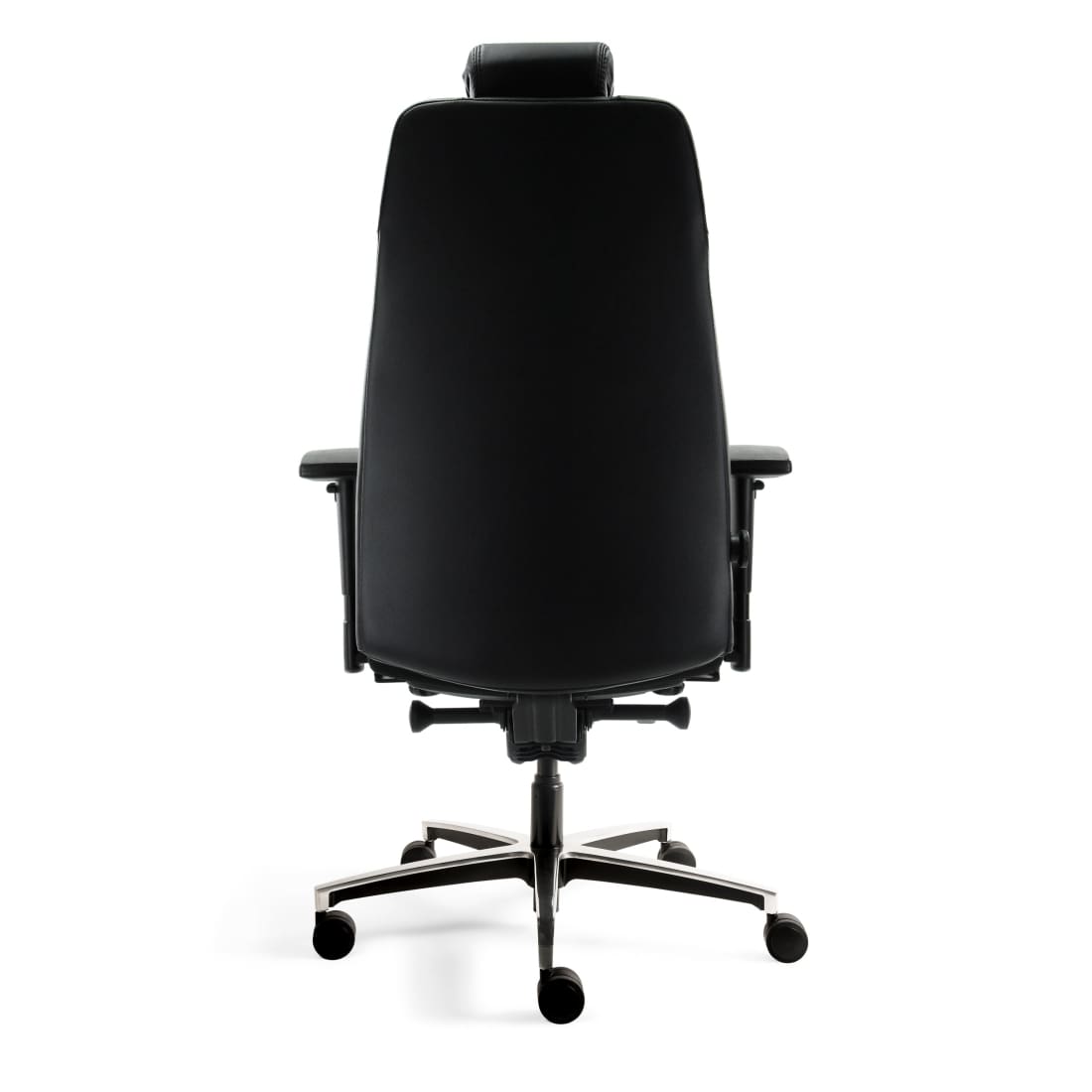 Workliving Delta-5 Leer - Ergonomische 24-uurs Bureaustoel -