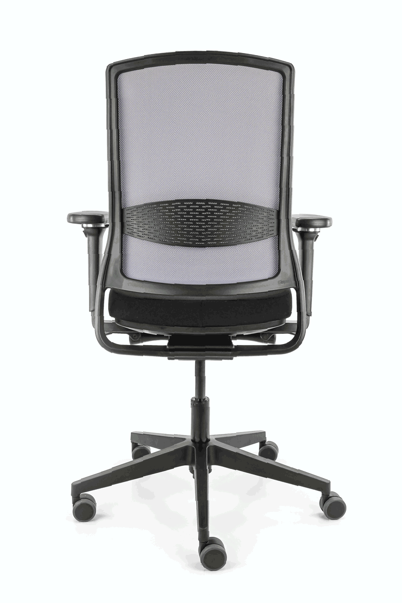 Refurbished Bureaustoel Gispen Zinn Smart Grijs