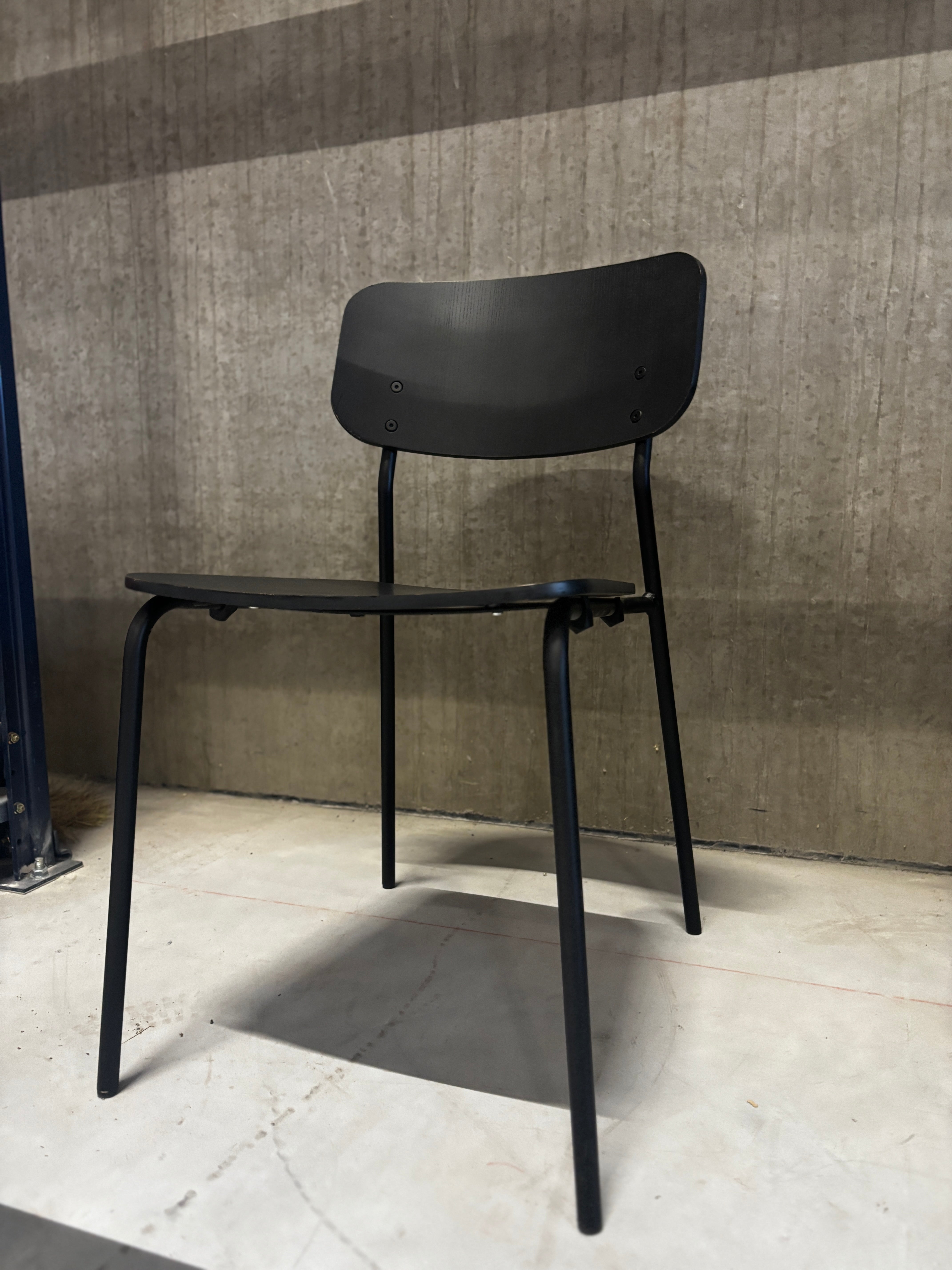 Sample Sale - Workliving Bianca Eetkamerstoel - Houten Design Zwart Eiken