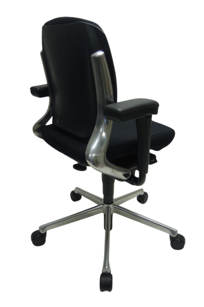 Refurbished Office chair Ahrend 230 Low Rug Black / Chrome