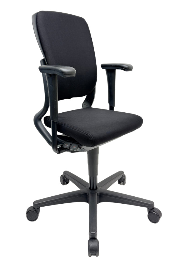 Refurbished Bureaustoel Ahrend 230 Zwart met lendensteun