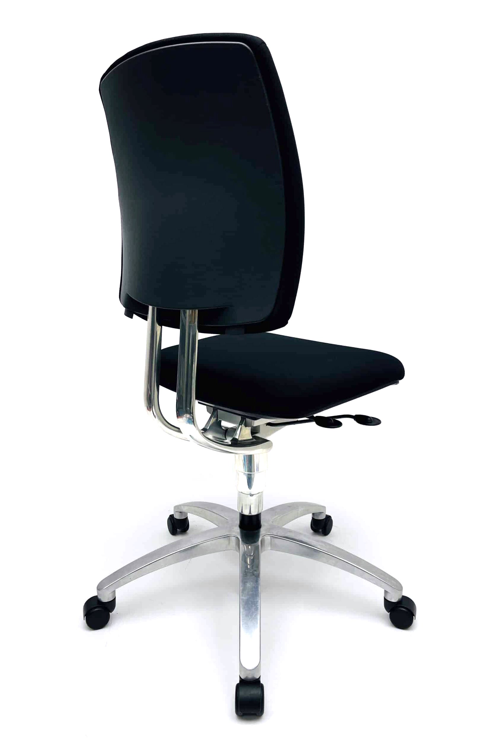 Refurbished Office chair Drabert Entrada Black work chair without armresters