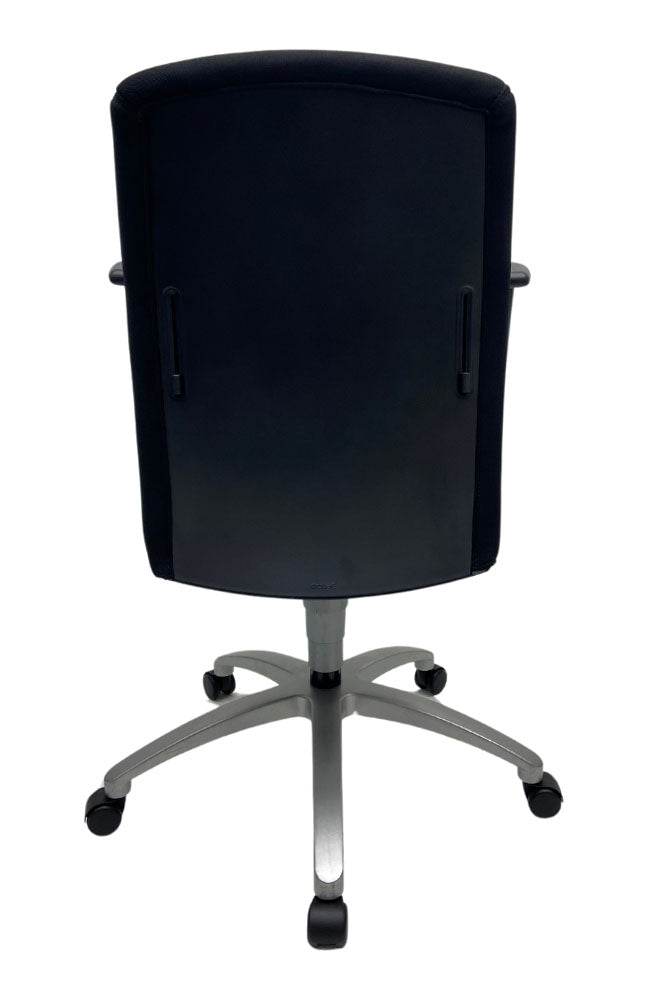 Refurbished Bureaustoel Drabert Salto met lendensteun Zwart