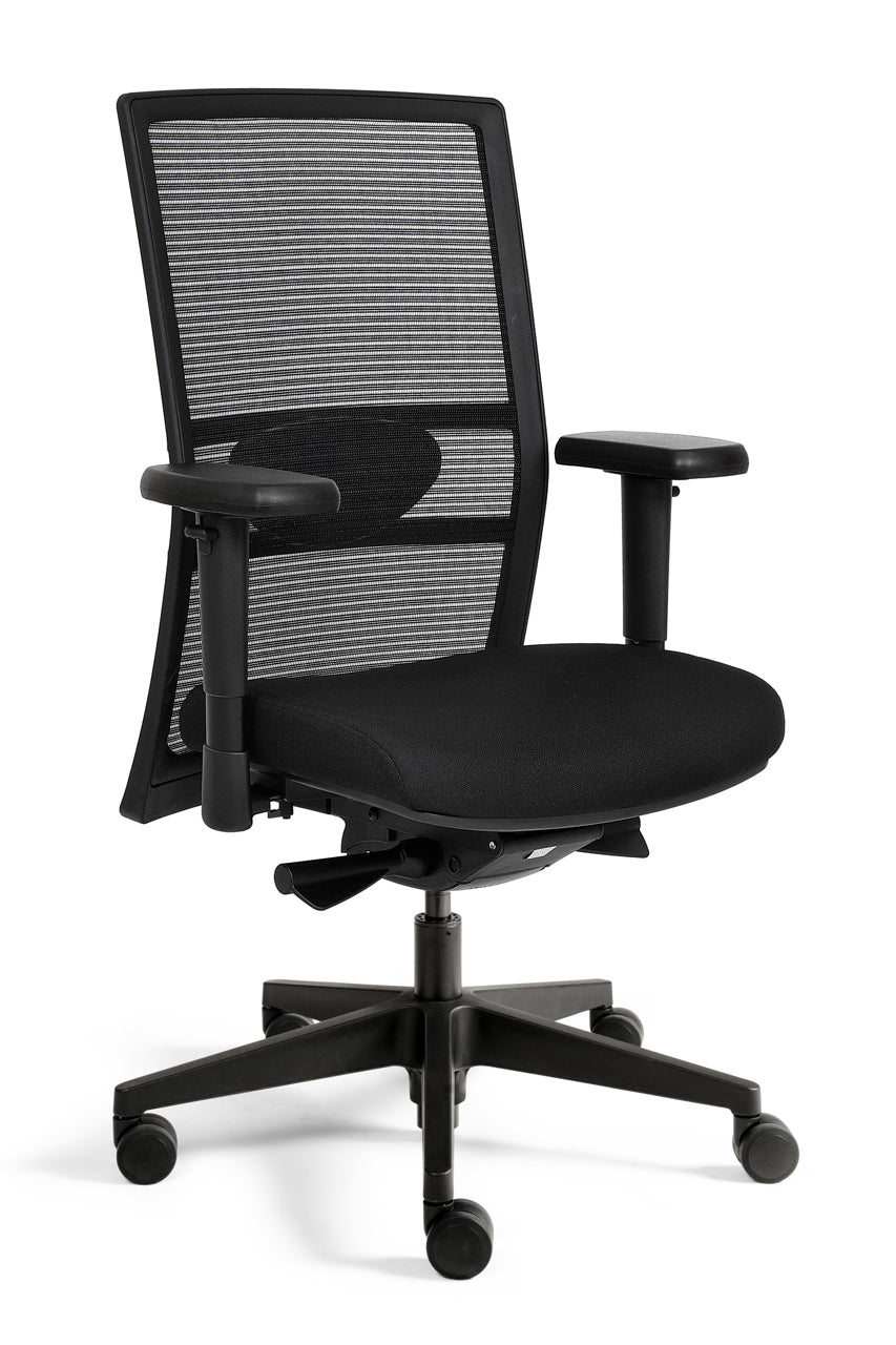 Refurbished Bureaustoel GISPEN Omnis NPR1813 Zwart