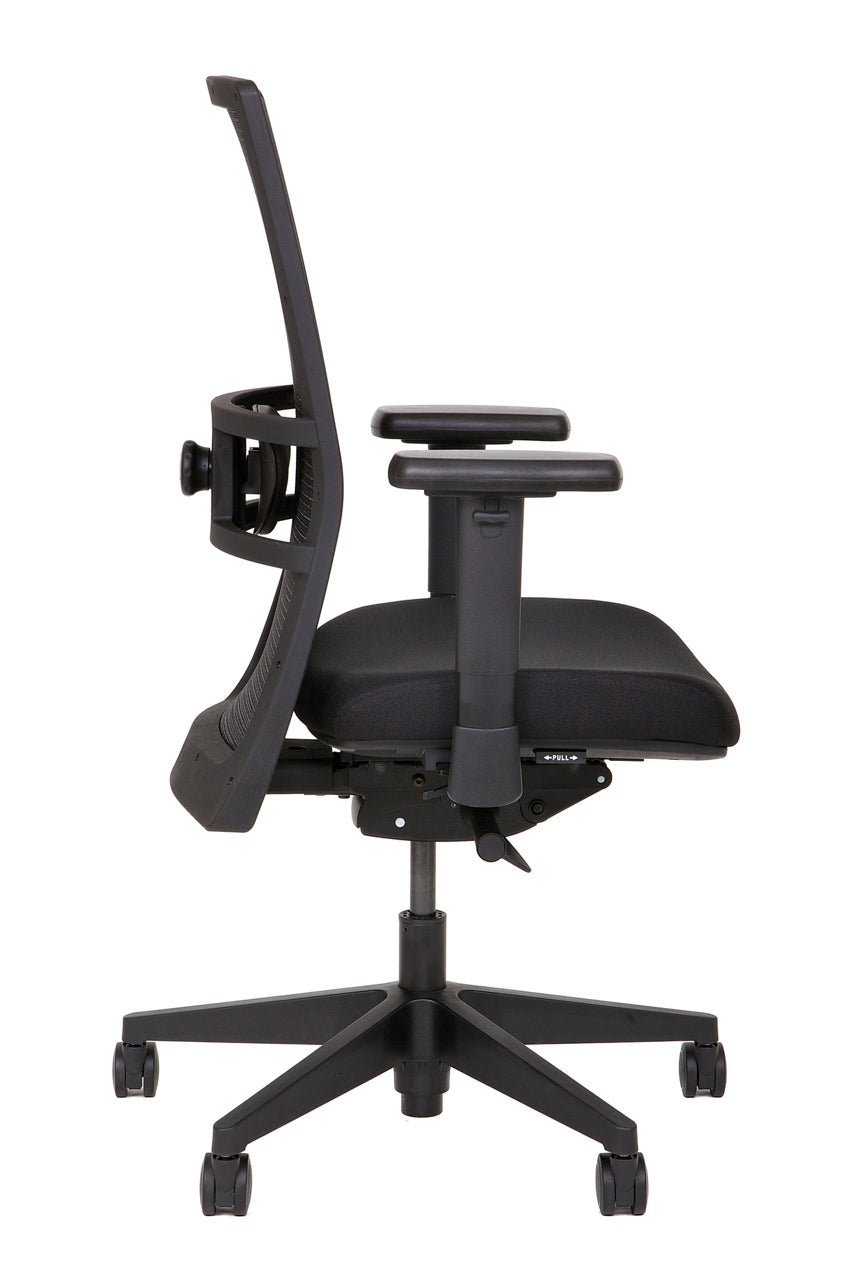 Refurbished Bureaustoel GISPEN Omnis NPR1813 Zwart