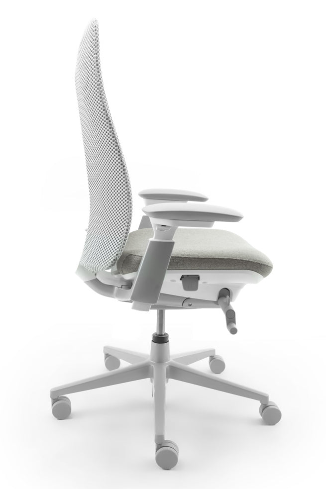 Refurbished Bureaustoel Haworth Comforto Fern Lichtgrijs