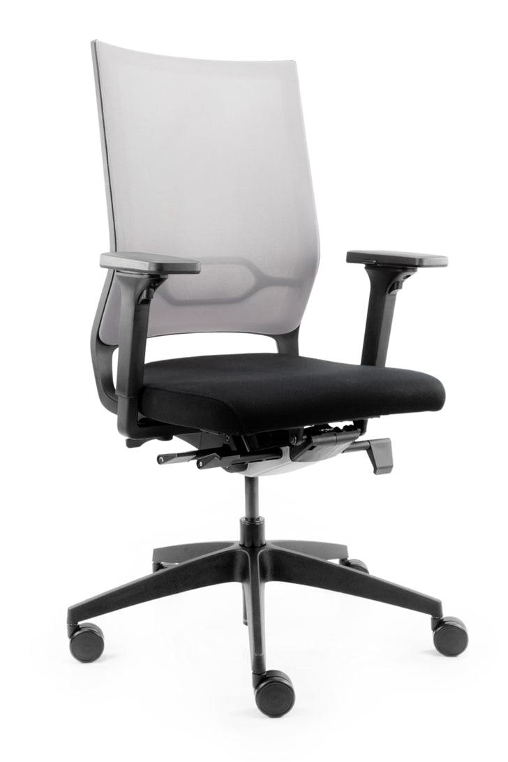 Refurbished Bureaustoel Sedus Quarterback 2 Grijs Zwart