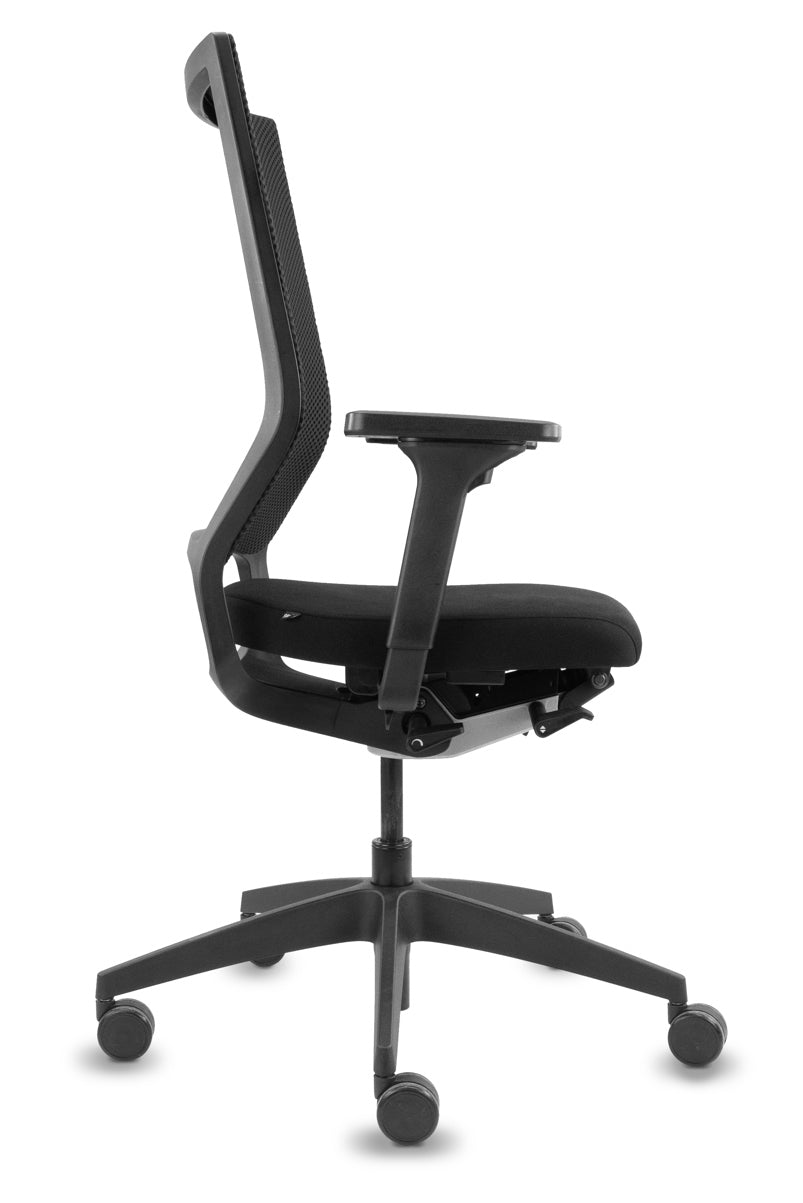 Refurbished Bureaustoel Sedus Quarterback 2 Zwart