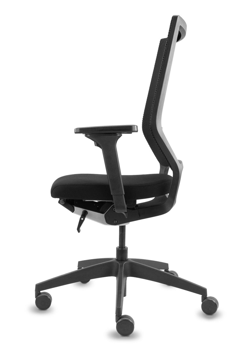 Refurbished Bureaustoel Sedus Quarterback 2 Zwart