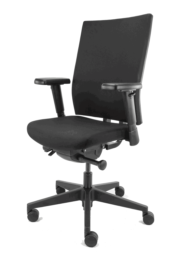 Refurbished Bureaustoel Workliving Zuidas Comfort Black Edition Special - Ergonomisch (N)EN 1335