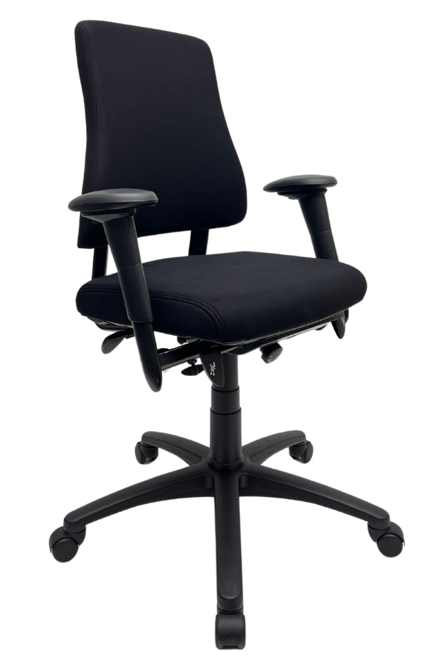 Refurbished Bureaustoel BMA Axia Pro Extra hoog Zwart 4D NPR1813