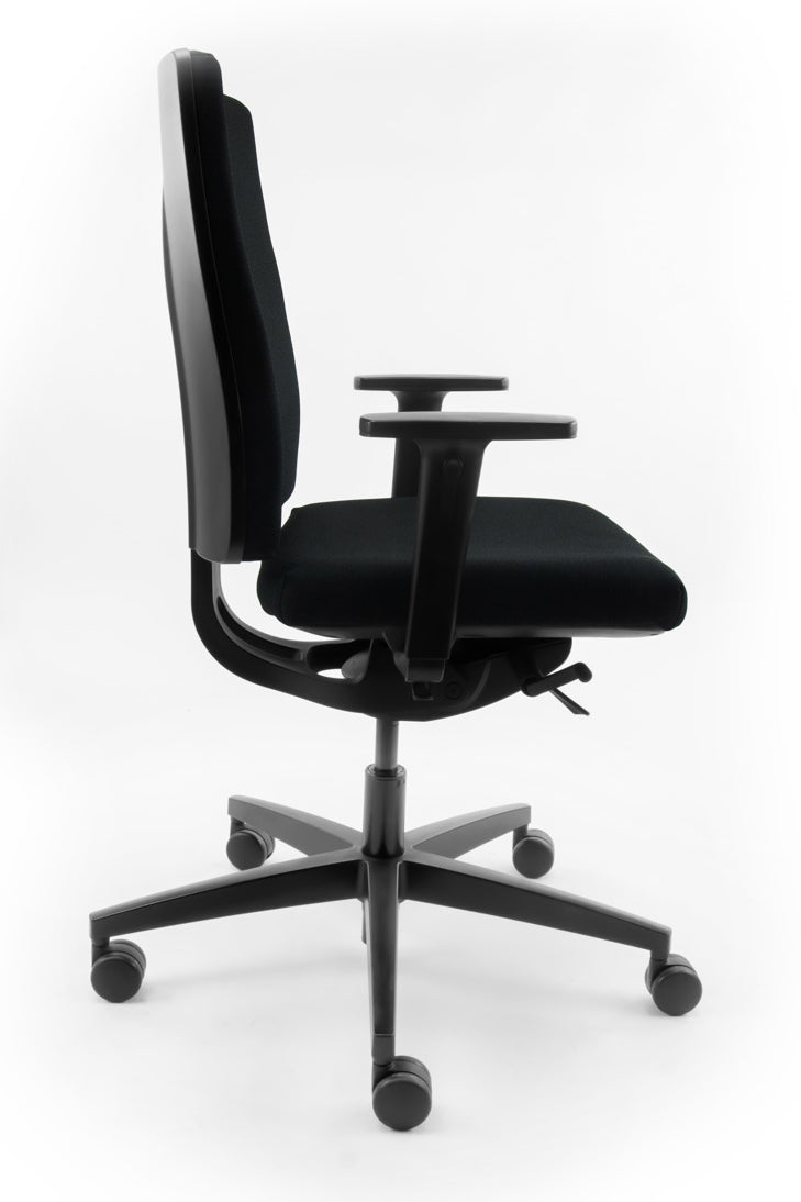 Refurbished Bureaustoel Viasit Linea NPR1813 Zwart