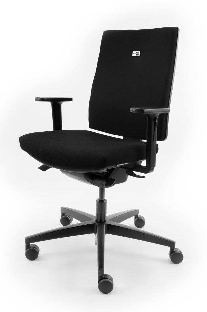 Refurbished Bureaustoel Viasit Linea NPR1813 Zwart