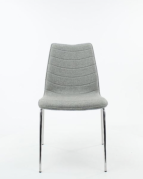 Workliving Verona Eetkamerstoel / Vergaderstoel - Wolvilt Fenice 455 zachtgroen - frame zwart - Workliving - Wolvilt eetkamerstoelen- Workliving