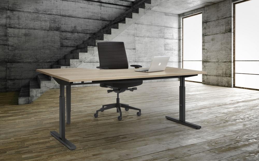 Manhattan Quickmount Wing Rechts - 160x120 cm - Verstelbaar Zit/Zit Hoekbureau