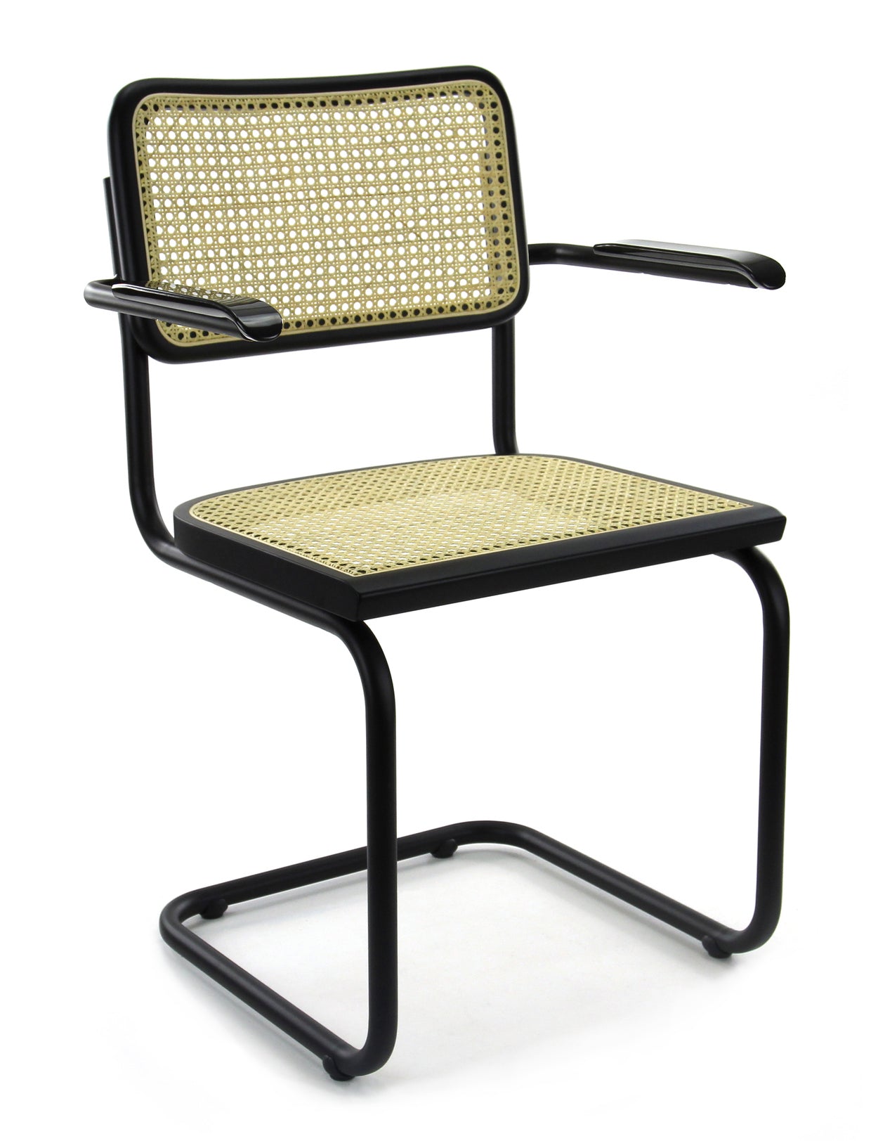 Workliving Bas Eetkamerstoel - Rotan Design Zwart - Met Armleggers - Workliving - Rotan eetkamerstoelen- Workliving