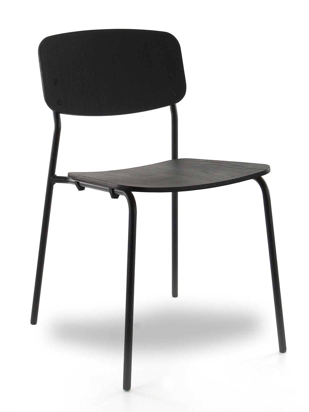 Workliving Bianca Eetkamerstoel - Houten Design Zwart Eiken - Workliving - Houten eetkamerstoelen- Workliving