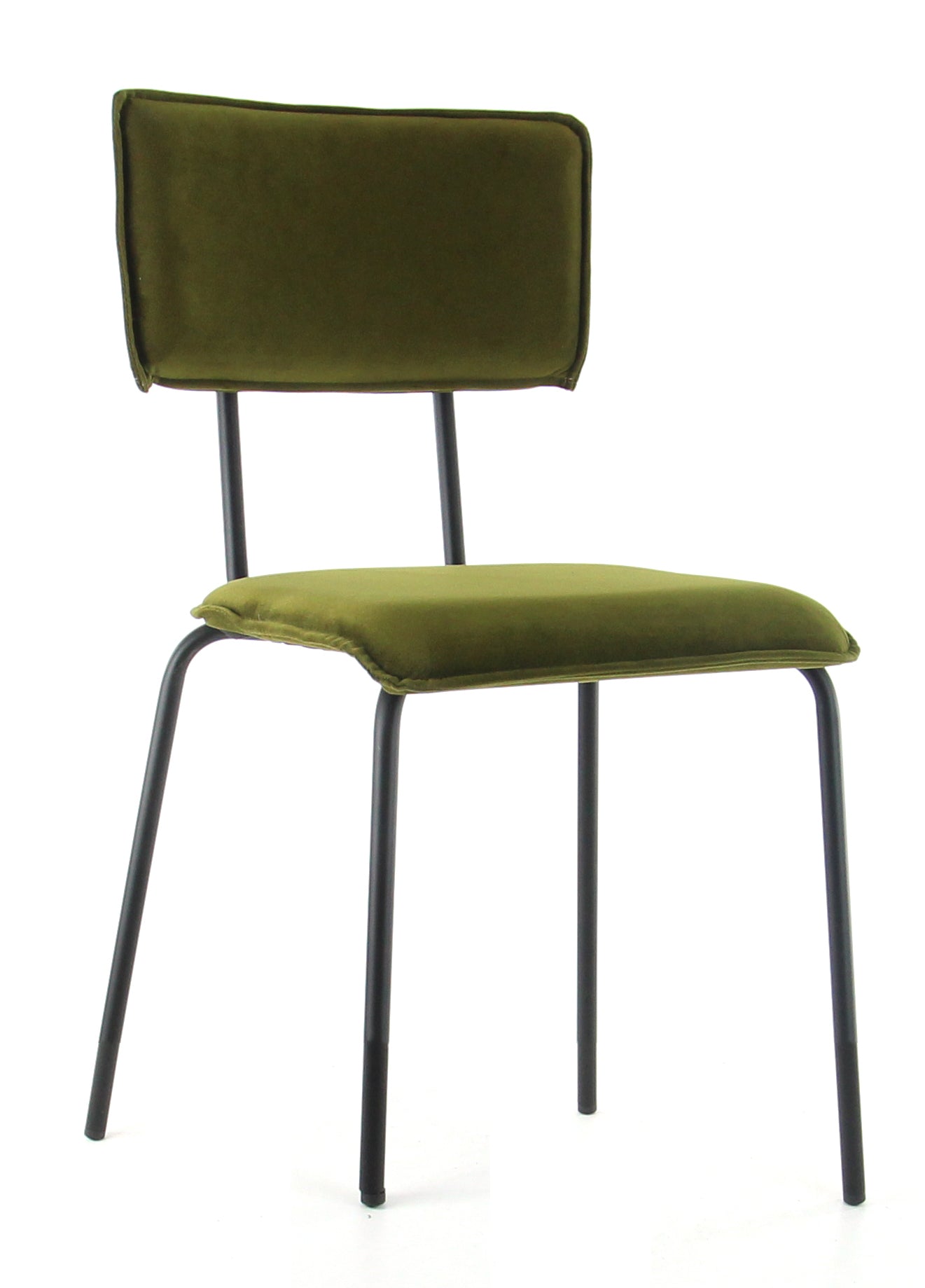 Workliving Eetkamerstoel Bo - Velvet Earth Army - Workliving - Velvet eetkamerstoelen- Workliving