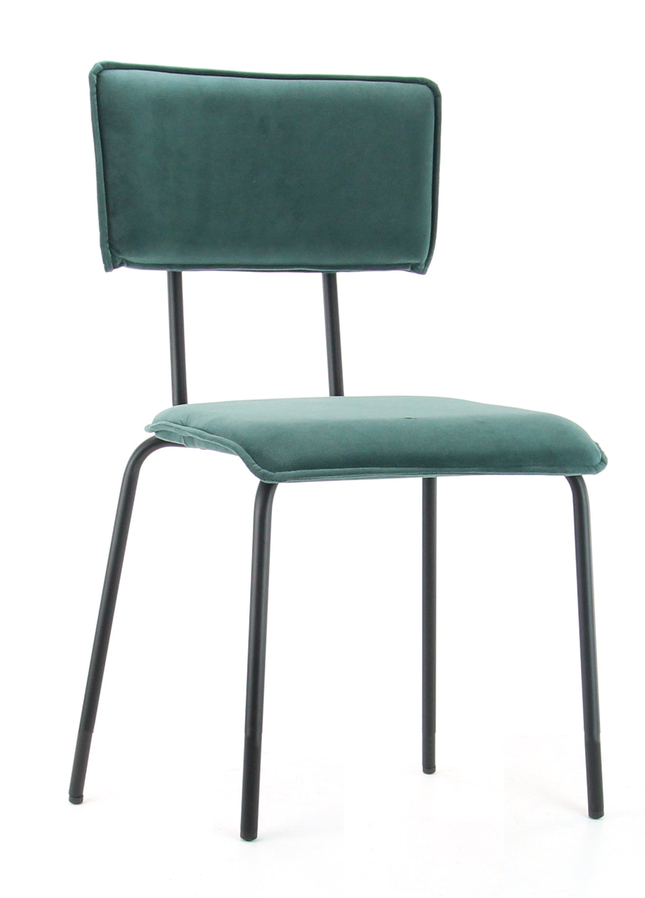 Workliving Eetkamerstoel Bo - Velvet Earth Teal - Workliving - Velvet eetkamerstoelen- Workliving