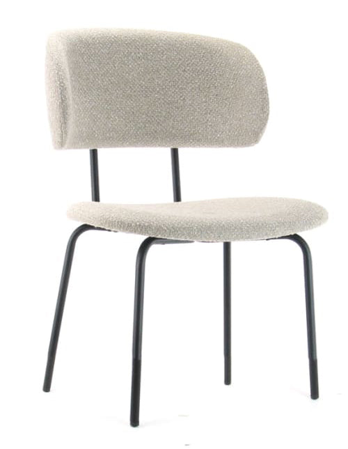Workliving Eetkamerstoel Bo RS - Society Boucle Shitake - Workliving - Bouclé eetkamerstoelen- Workliving