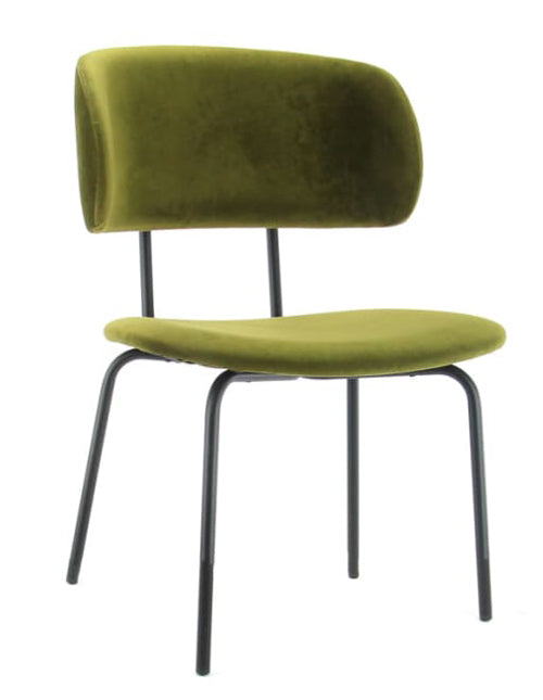 Workliving Eetkamerstoel Bo RS - Velvet Earth Army - Workliving - Velvet eetkamerstoelen- Workliving