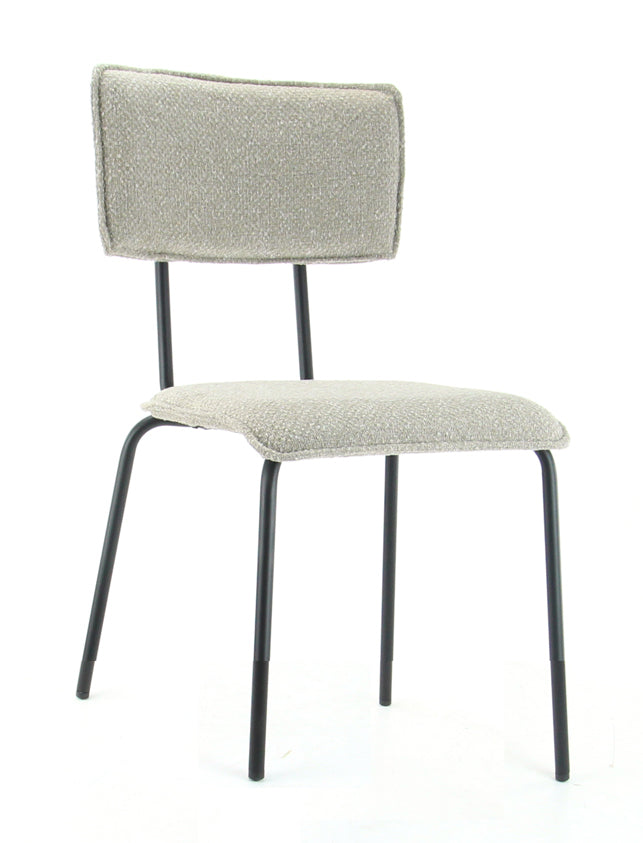 Workliving Eetkamerstoel Bo Society - Boucle Shitake - Workliving - Bouclé eetkamerstoelen- Workliving