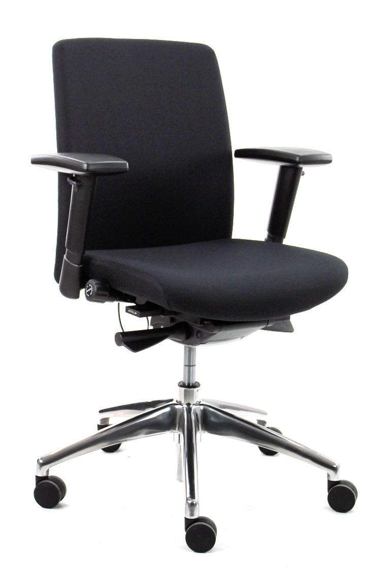 Workliving Ramblas Comfort - Extra brede armleggers - Bureaustoel Ergonomisch Design (N)EN 1335