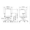 Bureaustoel Ergonomisch Comfort Design Ramblas HS (N)EN 1335