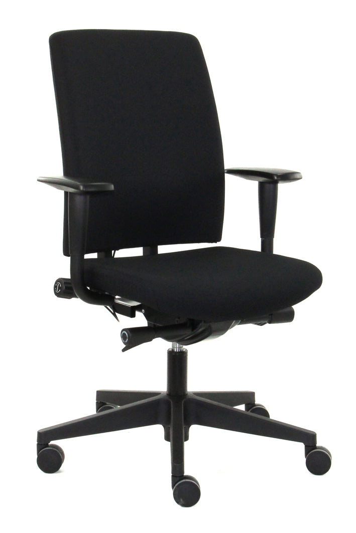 Workliving Jaarbeurs Comfort Zwart - Bureaustoel Ergonomisch Design (N)EN 1335