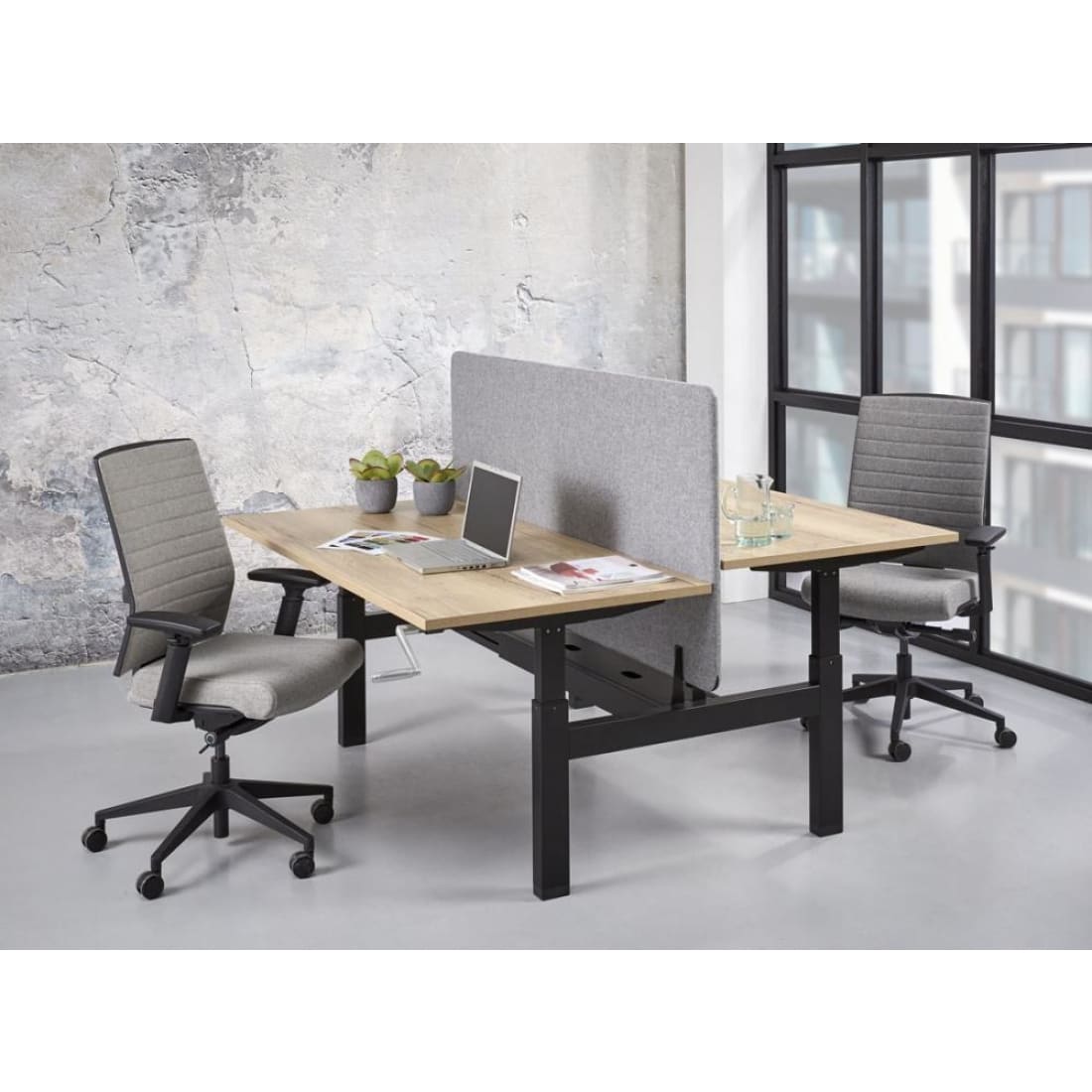 Duo Bureau Bench Zit/Zit Slinger Verstelbaar Manhatten -