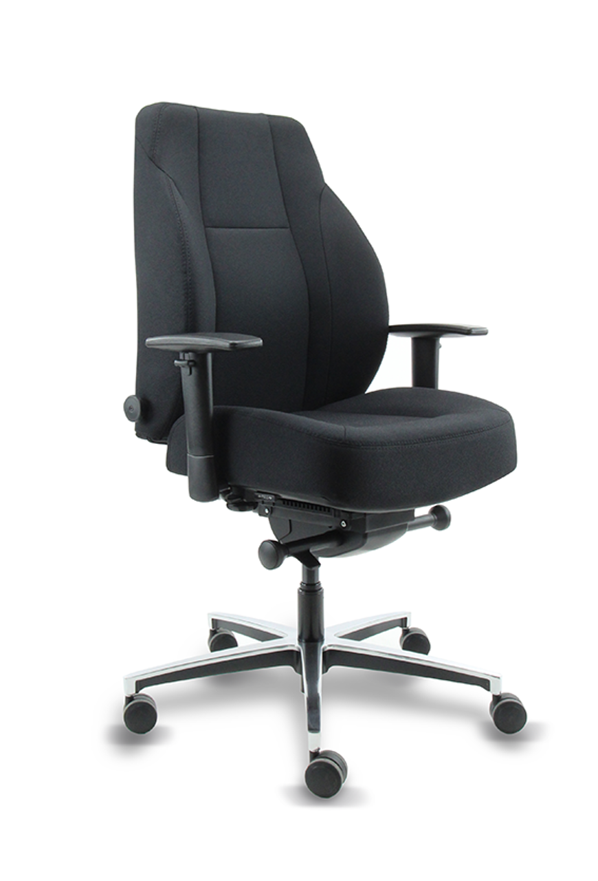 Workliving Delta-2 Compact Mirage - Ergonomische 24-uurs Bureaustoel 200 kg