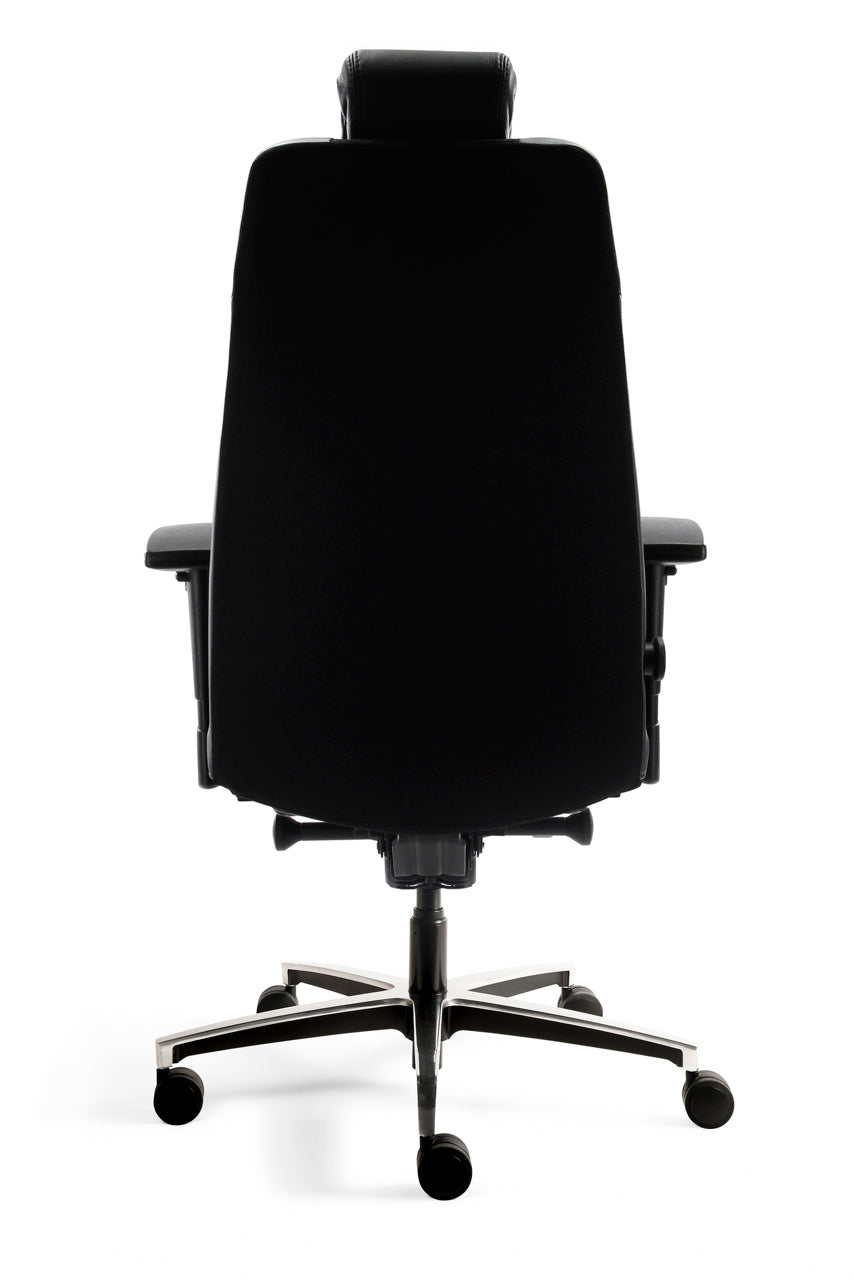 Refurbished Bureaustoel Workliving Delta-3 Mirage en Leer - Ergonomische 24-uurs