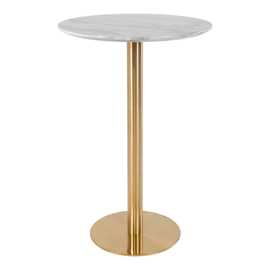 House Nordic Bolzano Bartafel Rond - Marmer - Koper - 70x105