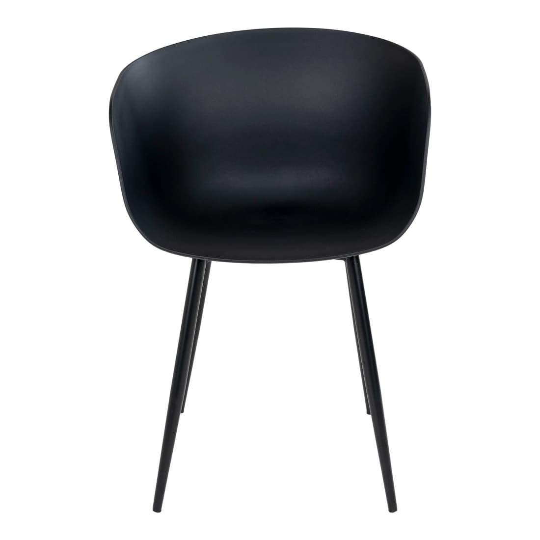 Sample Sale - House Nordic Roda Eetkamerstoel - Kuipstoel - Tuinstoel Zwart - Set van 2