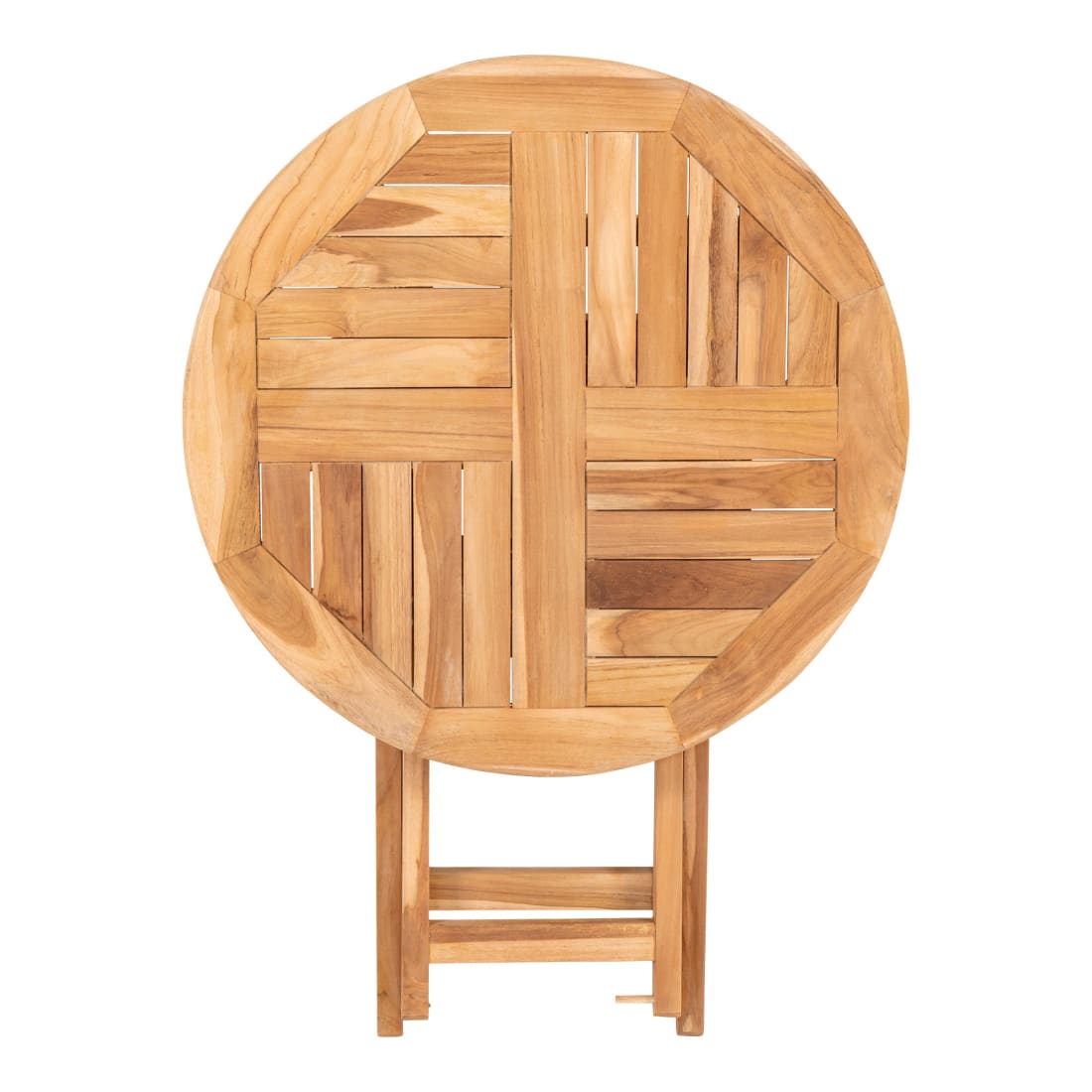 House Nordic Oviedo tuintafel Ø70 cm teakhout. - Ronde
