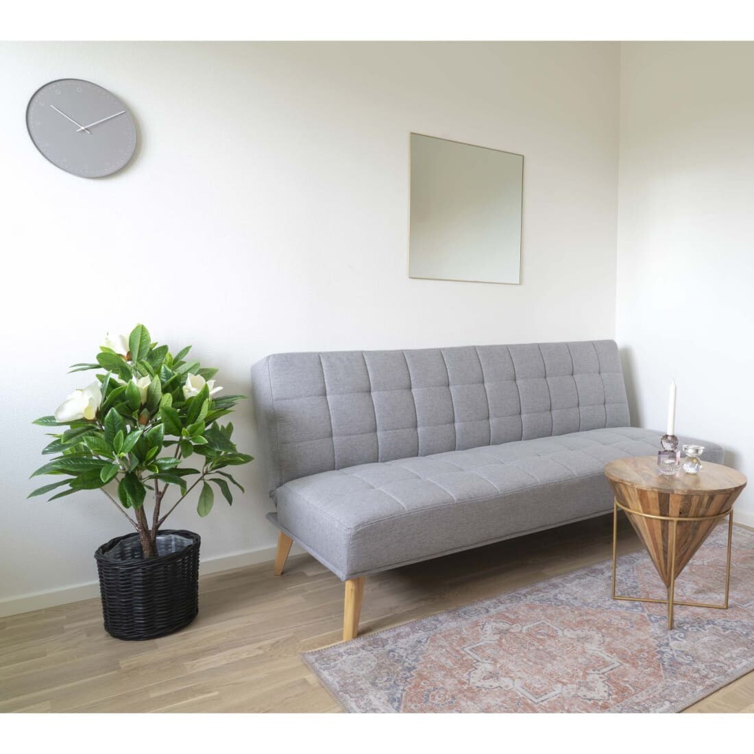 House Nordic Salontafel Hapur Mangohout Ø45cm - Salontafels