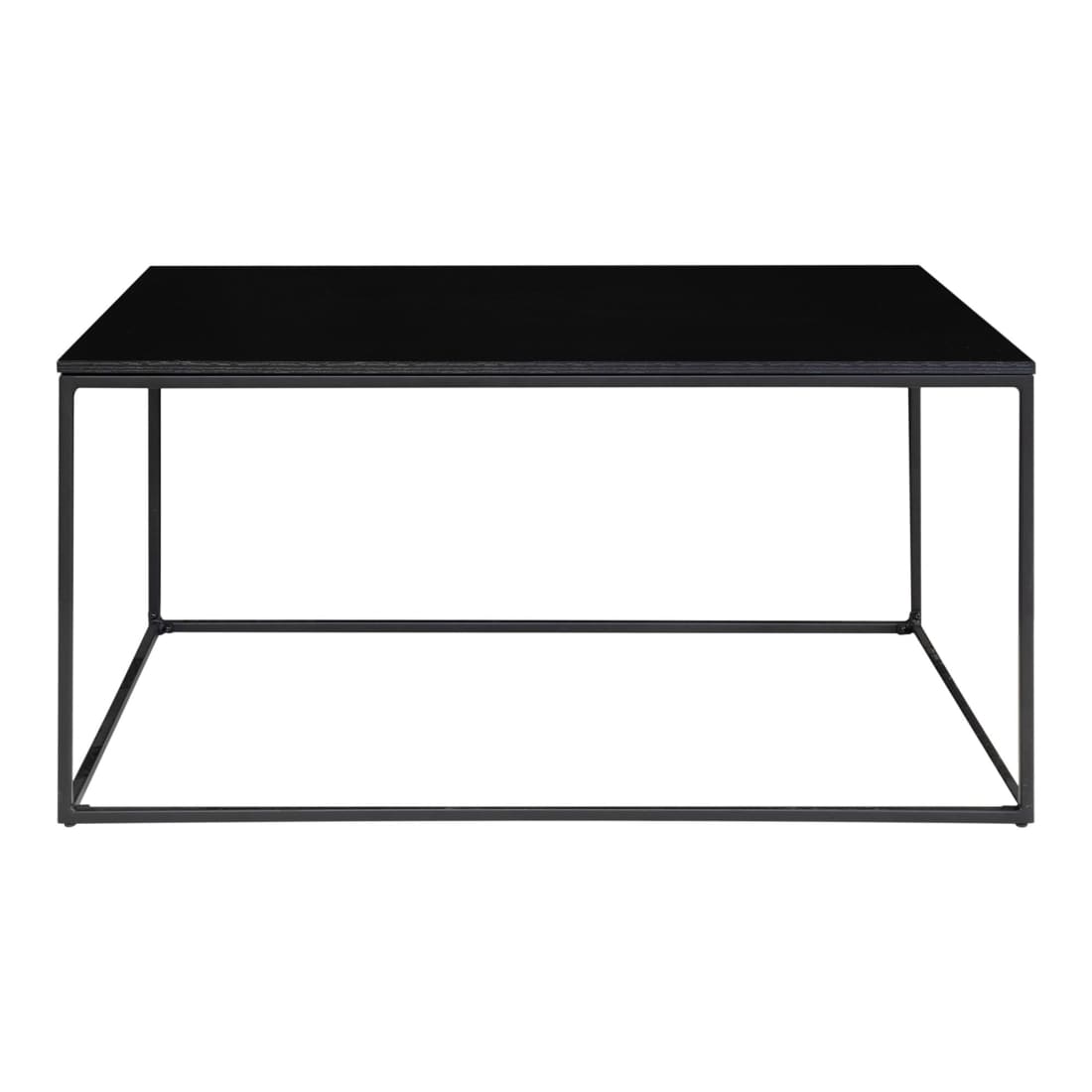 House Nordic Vita Salontafel - Zwart Frame - Zwart houtlook