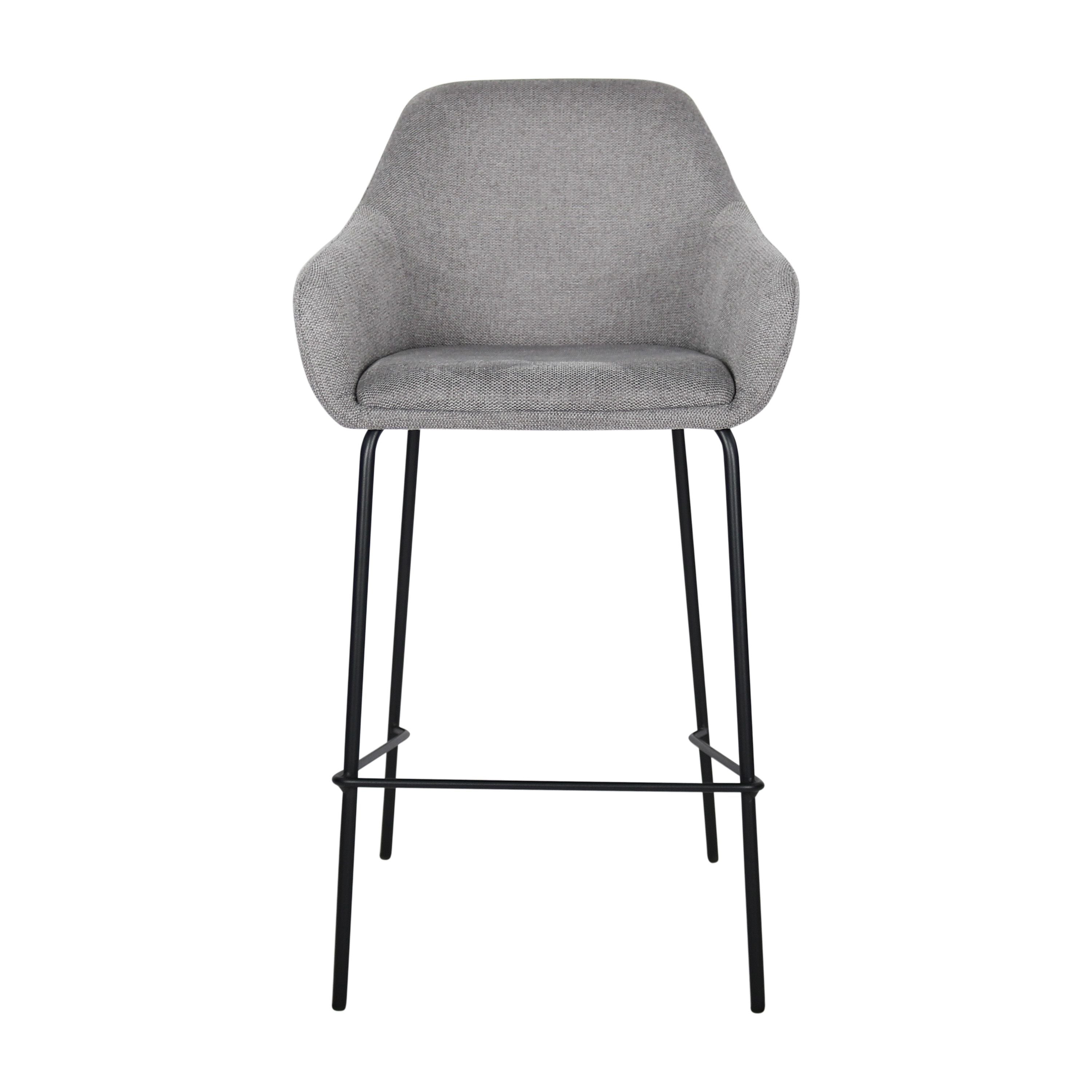 Kick Suus Barkruk Donkergrijs - Kick Collection - Barkrukken- Workliving