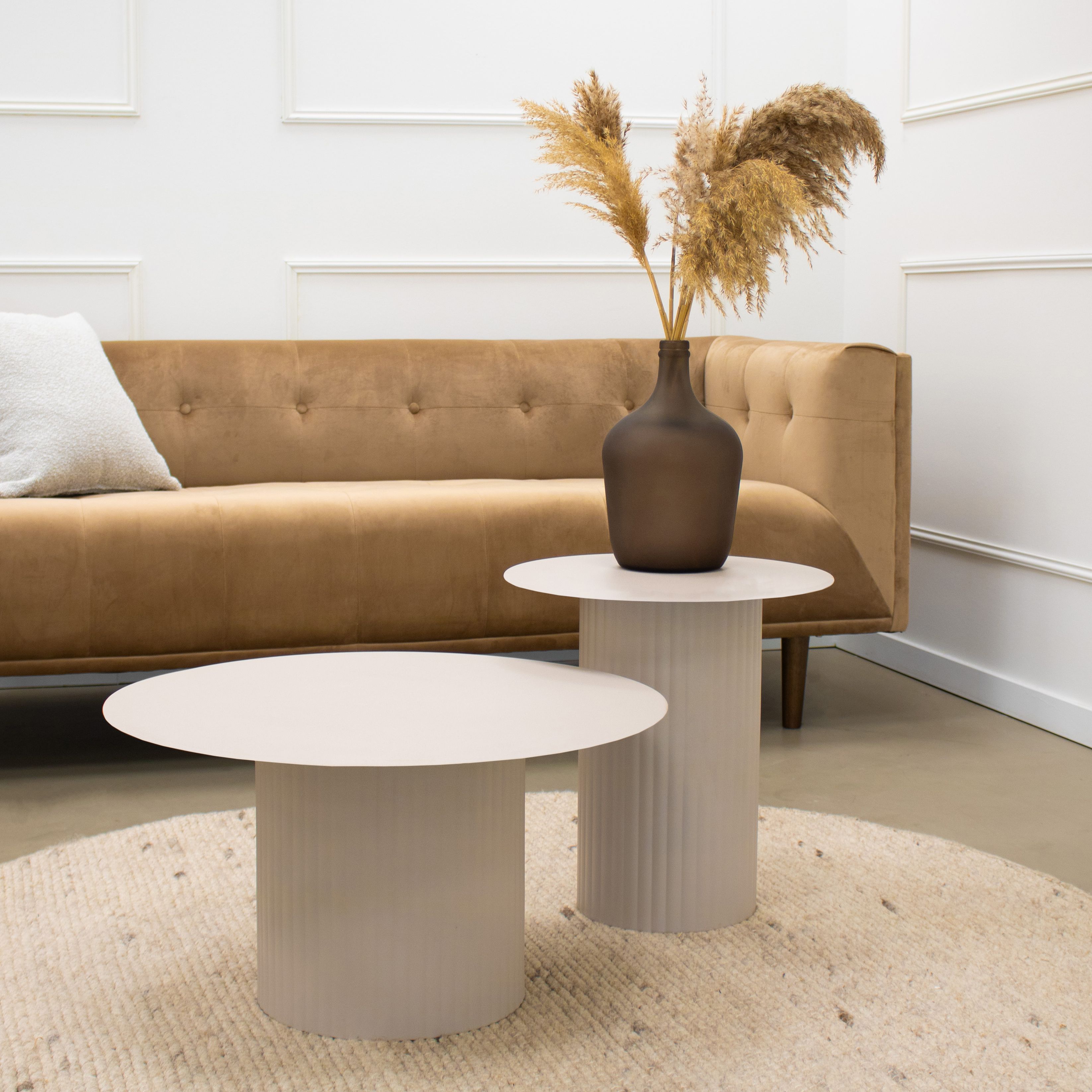 Kick Bijzettafel Tilo - M - Beige