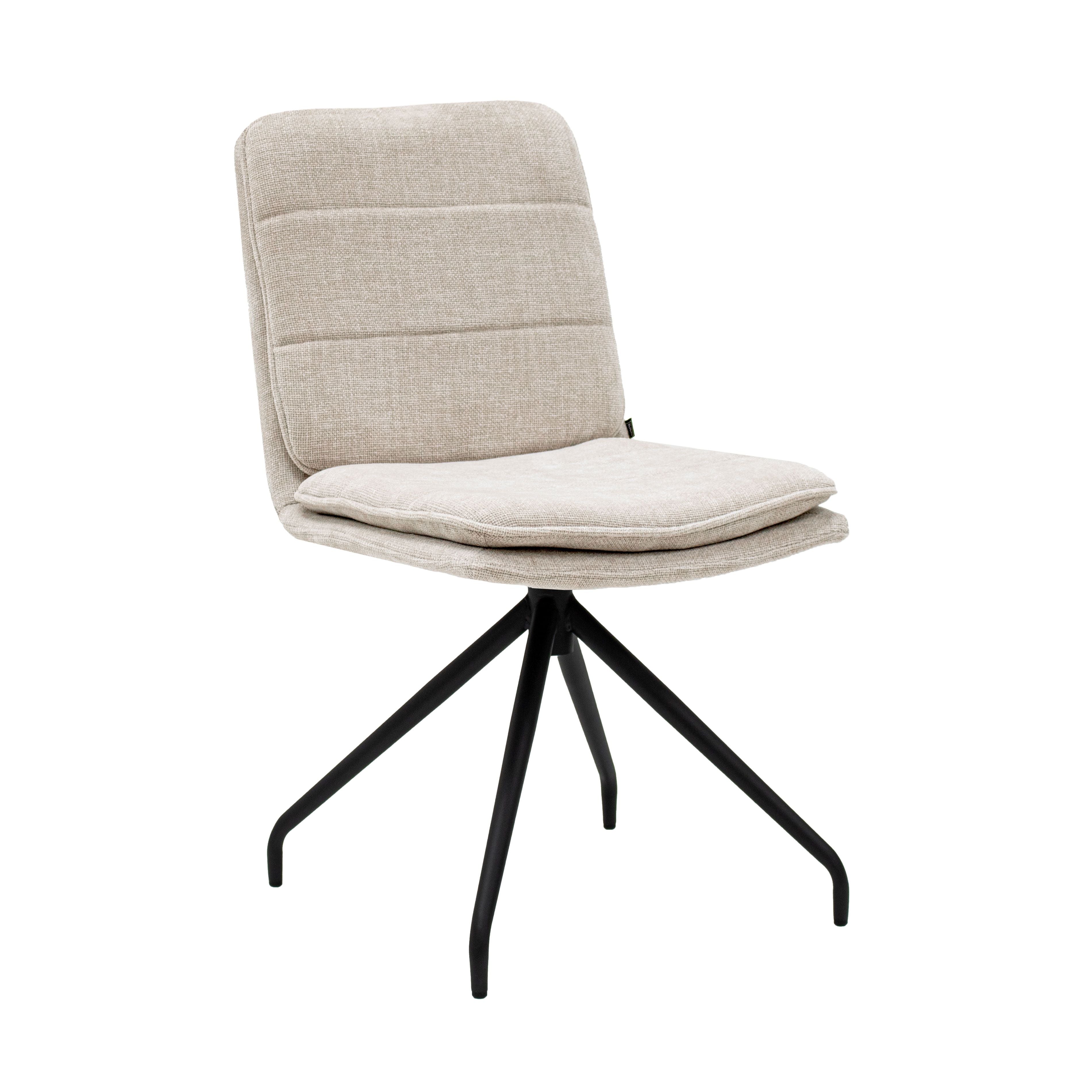 Kick aron dining room chair rotatable - champagne