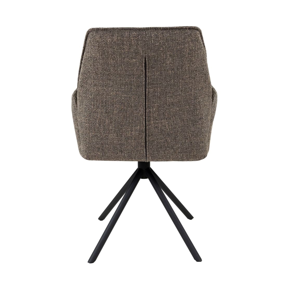 Kick eetkamerstoel Alex - Taupe - Katoen eetkamerstoelen